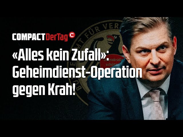 ''Alles kein Zufall'': Geheimdienst-Operation gegen Krah!💥