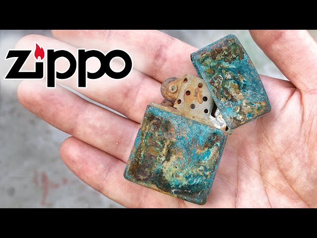 Zippo Lighter Restoration & Making a Wooden Case for it 🔥