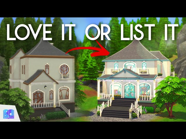 CREEK SIDE CORNER ~ LOVE IT OR LIST IT RENOVATION: Sims 4 Realm of Magic Speed Build