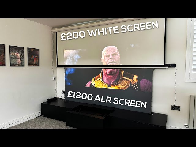 Projector White Screen vs ALR Screen - YOU NEED TO KNOW THIS!