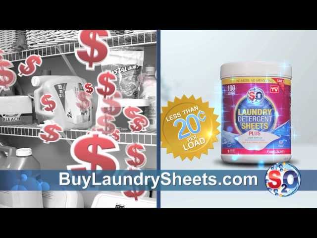 S20 Laundry Sheets :30 Spot