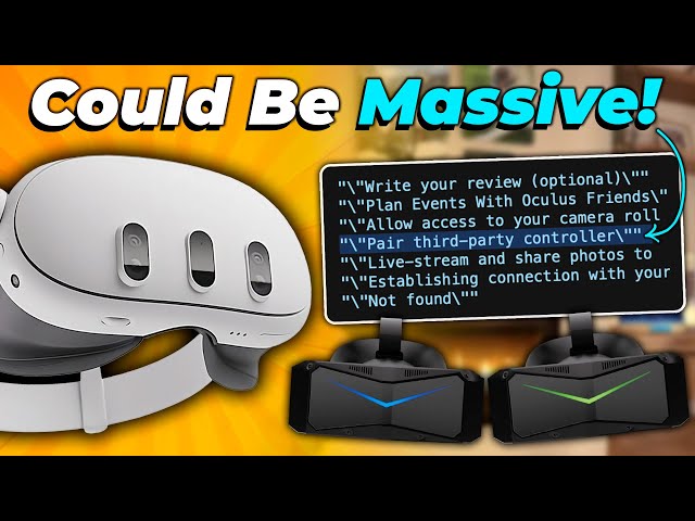 A Huge Feature Might Be Coming To Quest! New Pimax Headsets & More!