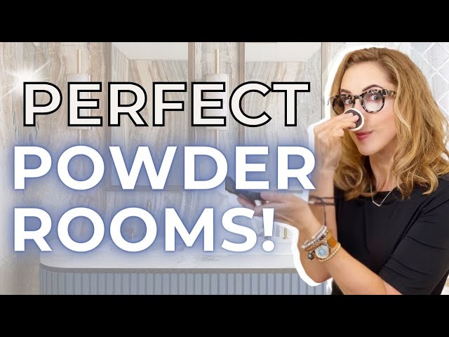 SECRET DESIGNER TRICKS | PERFECT POWDER ROOMS!