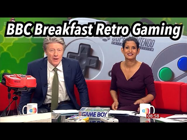 BBC Breakfast Retro Video Gaming 👾🕹️ - 27th April 2024 #retrogaming #gaming #tech #games #collection