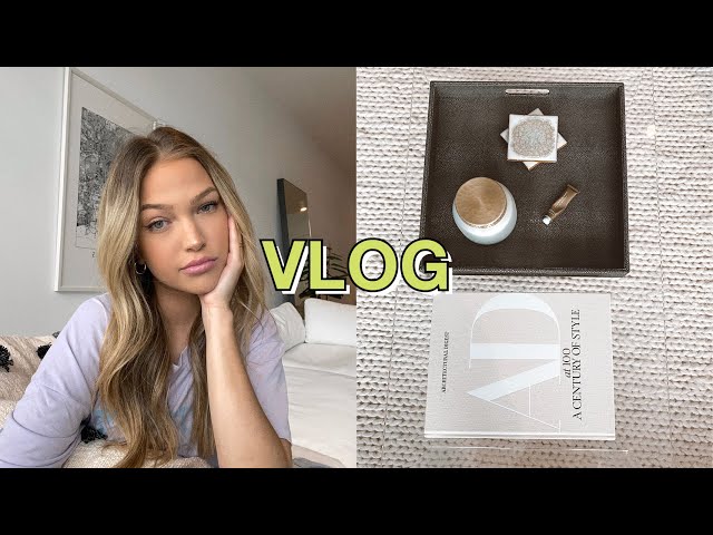 vlog: opening up, more apartment updates, & meeting with a financial advisor | maddie cidlik