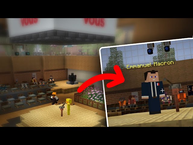 Breaching Security of Palais des Congrès (in Minecraft) #shorts