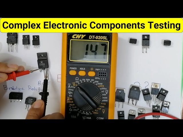 Complex Electronic Components Testing, Mosfet, Transistor, Voltage regulator, PWM IC, Opto-isolator
