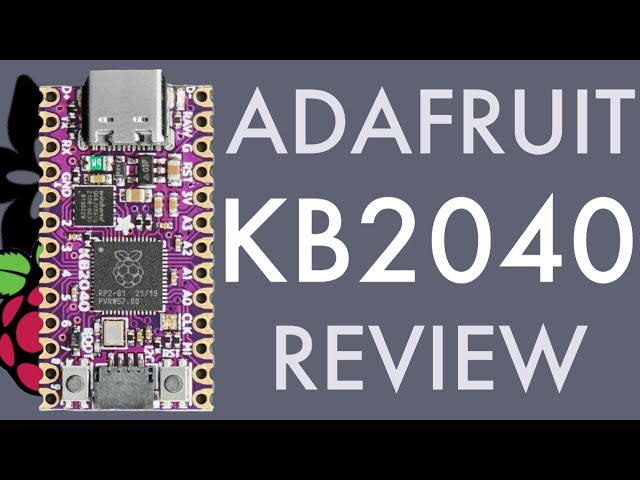 New RP2040 Board from Adafruit – KB2040 Review!