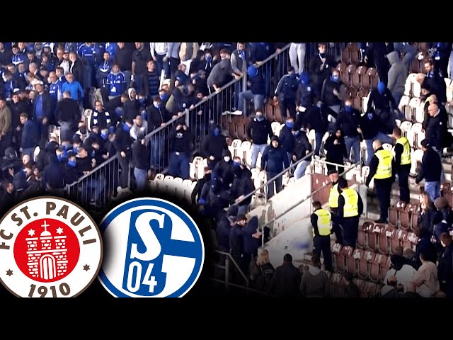 Warum Schalke-Ultras die Tribüne stürmten...(Millerntor-Randale!)