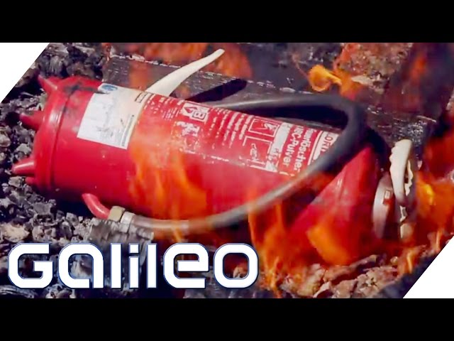 Finde den Lügner | Kann die Explosion eines Feuerlöschers ein Feuer besiegen? | Galileo