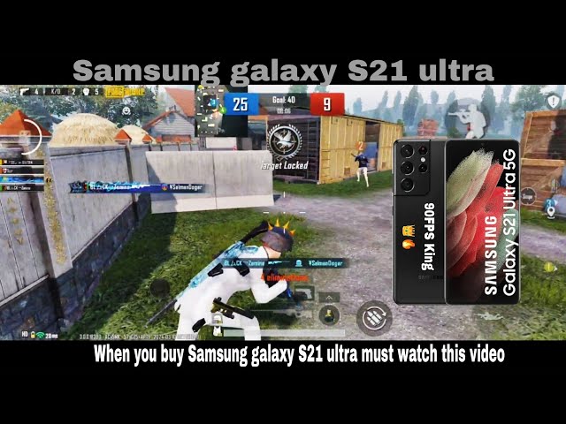 Samsung Galaxy S21 ultra Pubg Test In 2024,This phone is 90fps King 👑