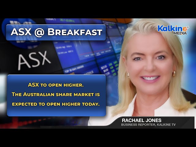 ASX to open higher. The Australian share market is expected to open higher today.