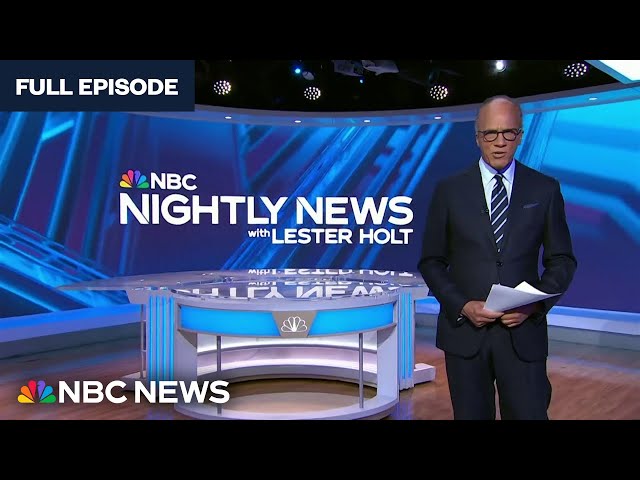 Nightly News Full Broadcast - May 9