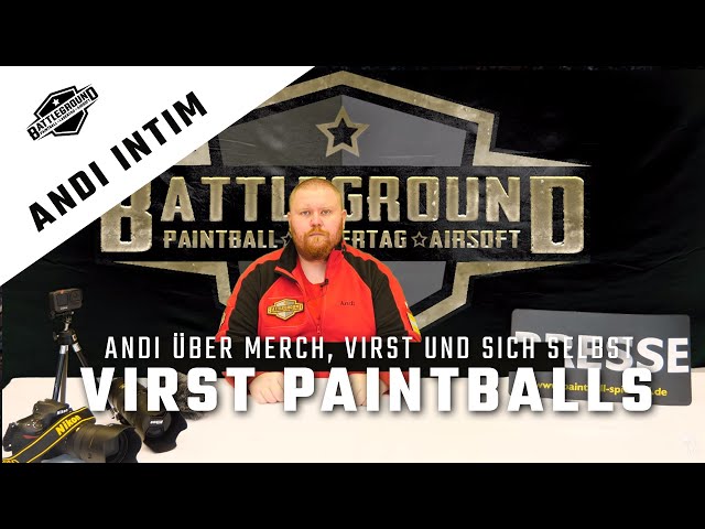Andi INTIM - Unser Andi über Battleground Merch und die neuen VIRST Paintballs