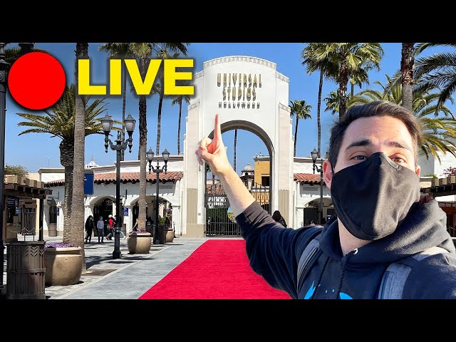 ‪🔴Live: Universal Studios Reopening + Rides - Live Stream - 4-17-21 - First Weekend Tour! 🦈