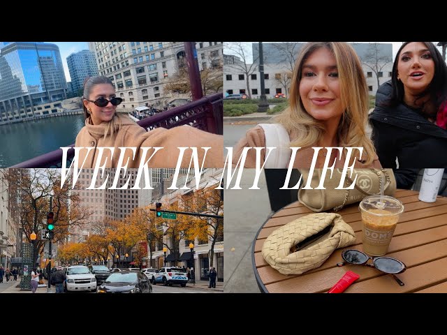 WEEK IN CHICAGO 🌆 exploring the city, trying new restaurants, coffee shops + gals on the go!