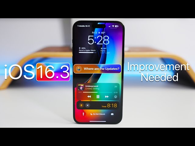 iOS 16.3 - Improvement
