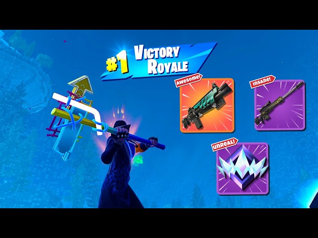 High Elimination Unreal Ranked Solo Win Gameplay (Fortnite Chapter 5 Season 2 Zero Builds)