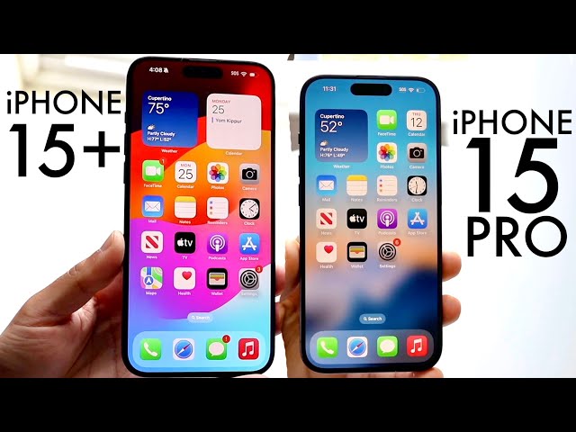 iPhone 15 Pro Vs iPhone 15 Plus In 2024! (Comparison) (Review)
