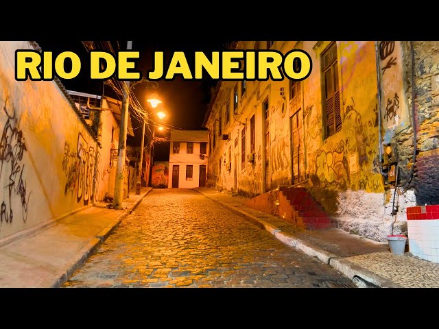 This is the Truth of Nights on the Streets of Rio de Janeiro | Brazil 🇧🇷 【4K】2024