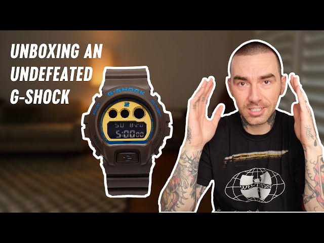 Unboxing an Undefeated X G-Shock Watch!