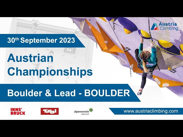 Austria Climbing Championships 2023 | BOULDER FINALS Men And Women