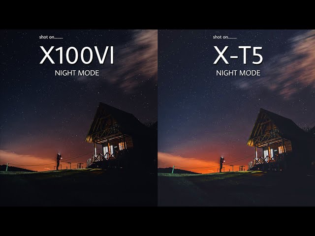 FUJIFILM X100VI VS FUJIFILM X-T5 | NIGHT MODE | Camera Test