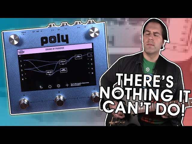 The Most Powerful Pedal EVER?!? - Poly Effects Beebo Demo & Review