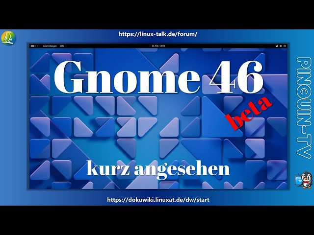 Gnome 46 beta  #gnome #linux