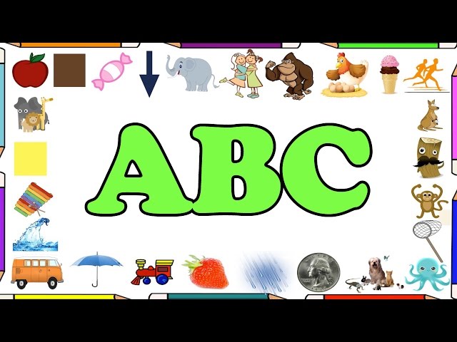 Alphabet Lyrics Song - ABC letters