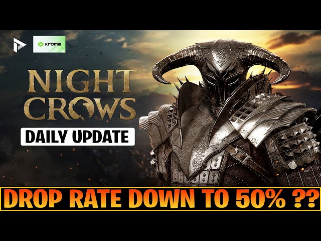 NIGHT CROWS DROP RATE CHANGE  FREE TO PLAY PLAY TO EARN
