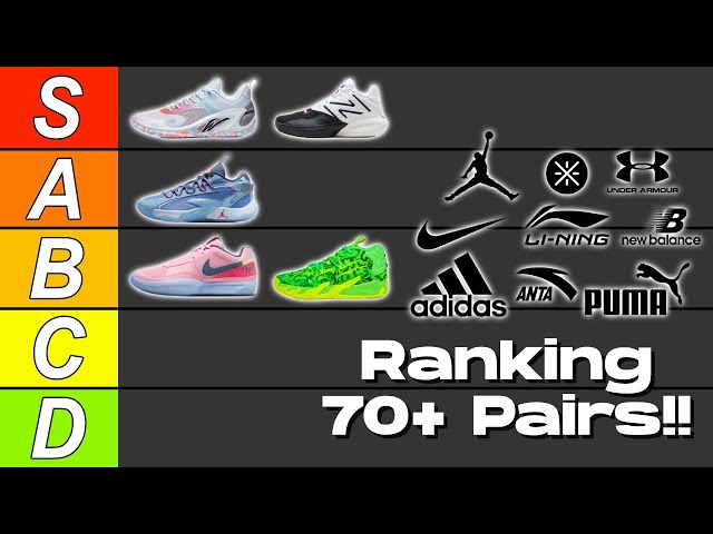 Ranking ALL Basketball Shoes on a Tier List 2023