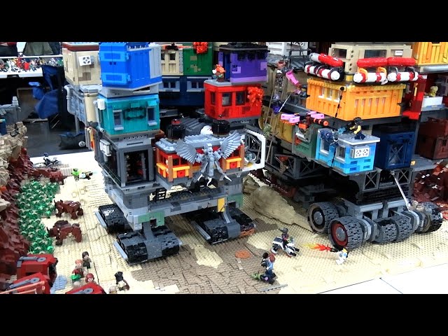 LEGO Post-Apoc Traction City Battle