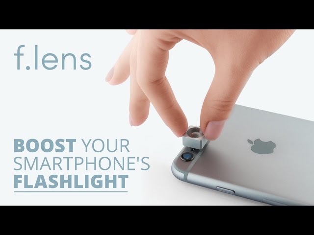 F.Lens - First FLASHLIGHT BOOSTER for Smartphones