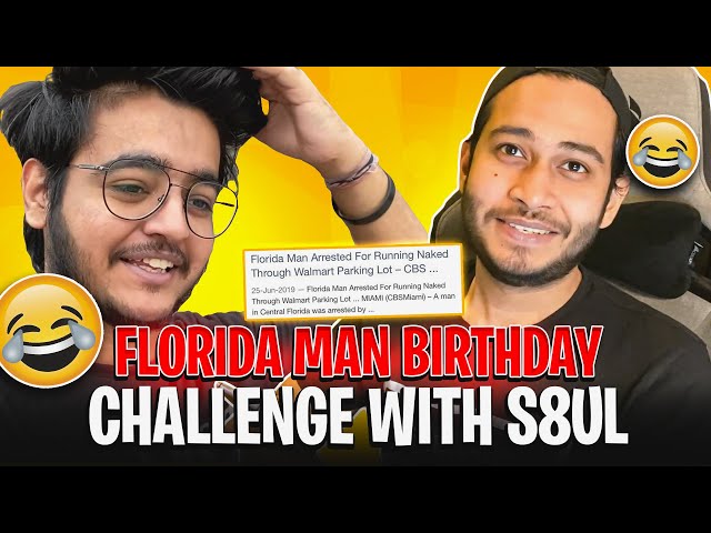 FLORIDA MAN BIRTHDAY CHALLENGE with S8UL || #Vlog6
