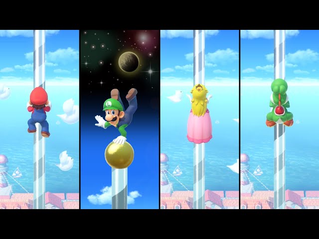 Mario Party Series Minigames - Mario Vs Rosalina Vs Luigi Vs Peach (Master Difficulty)