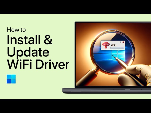 Windows 11 - How To Install Wifi Drivers