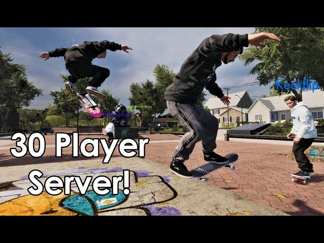 Giant Skater XL Session With 30 People! | Skater XL