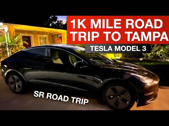 Tesla Model 3 SR Road Trip 1k Miles to Tampa