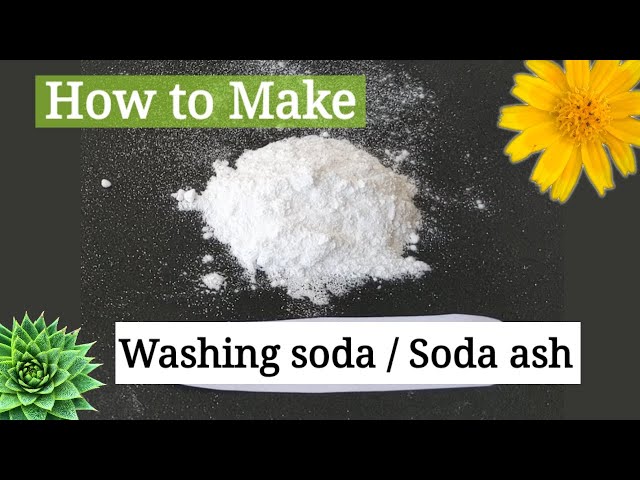 Make Washing Soda/Soda Ash from Baking Soda (Fabric Scouring, Dying, Laundry, Cleaning) 把小蘇打變成純鹼（字幕）