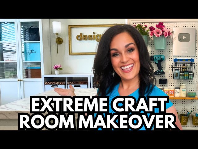 EXTREME Craft Room Makeover: From Total Mess to Total Success!