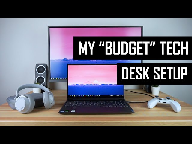 My Everyday "Budget" Tech Desk Setup - 2020 Edition!