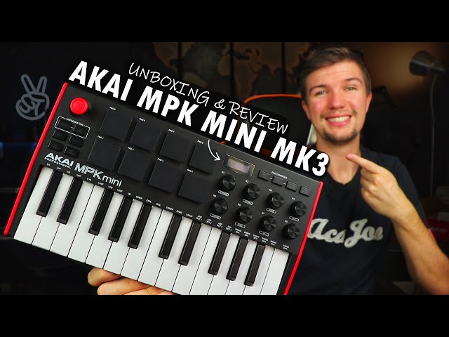 UNBOXING:  Akai MPK Mini MK3 // Is this the BEST 25 Key Midi Controller in 2020?