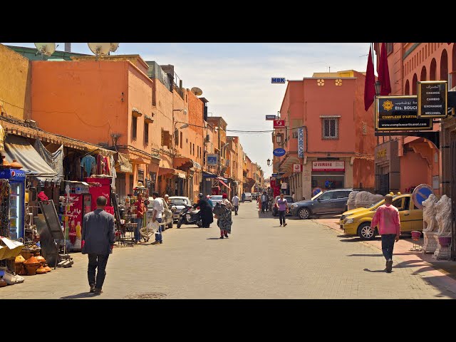 The City of Marrakech Before the Earthquake | Morocco, Africa in 4K