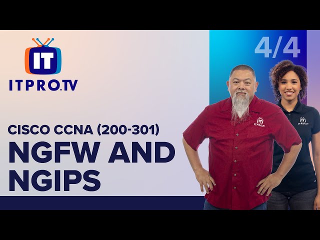 Cisco CCNA (200-301) Network Components: NGFW and NGIPS | First 3 For Free