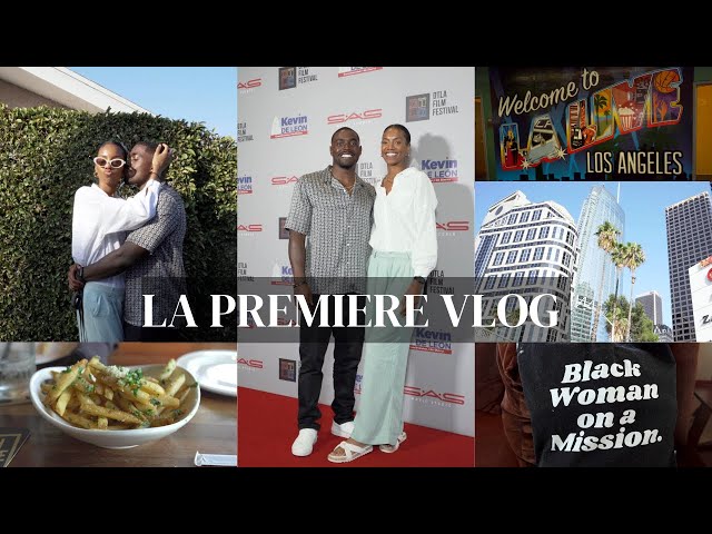 DTLA Film Festival Vlog | Fly Black Boy Premiere, Brunch, LA Live, Weekend Vibes
