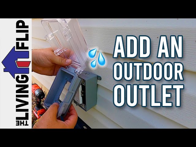 WE INSTALLED AN OUTDOOR OUTLET // TLF 56