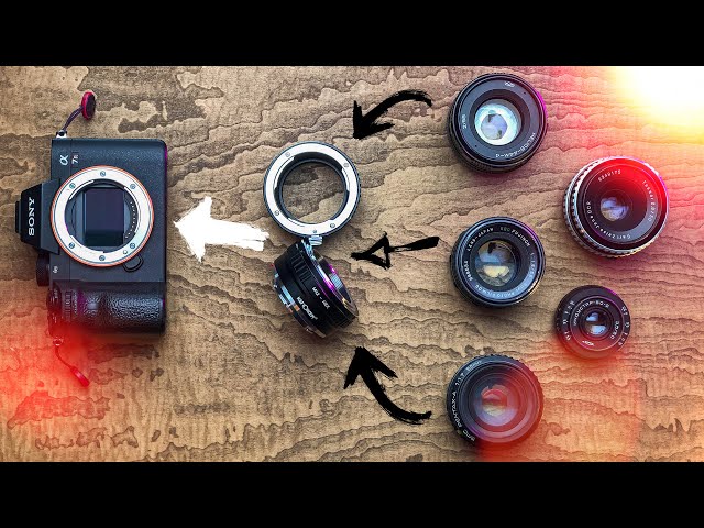 VINTAGE lenses for MIRRORLESS cameras - K&F Concept adapter