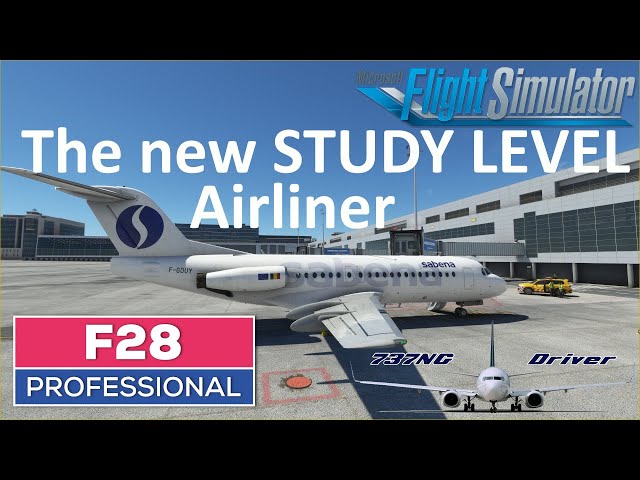 The New STUDY LEVEL Airliner | Let's fly the JUST FLIGHT FOKKER 28 PREVIEW | Real Airline Pilot