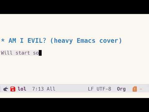 Configuring emacs: evil mode and docker